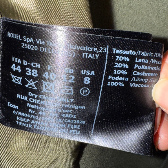 Cinzia Rocca Icons Olive Trench Coat - Picture 7 of 8